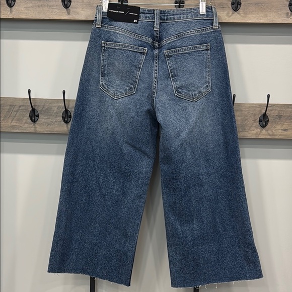 Just Black Medium Blue Wide Leg Jeans - Picture 8 of 8